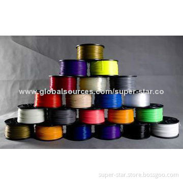 3d printer filament, high strength 1.75mm PLA filament 23 Colors, plastic filament for 3d printing